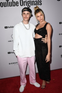 Justin Bieber and Hailey Bieber in Not For Fun Necklace